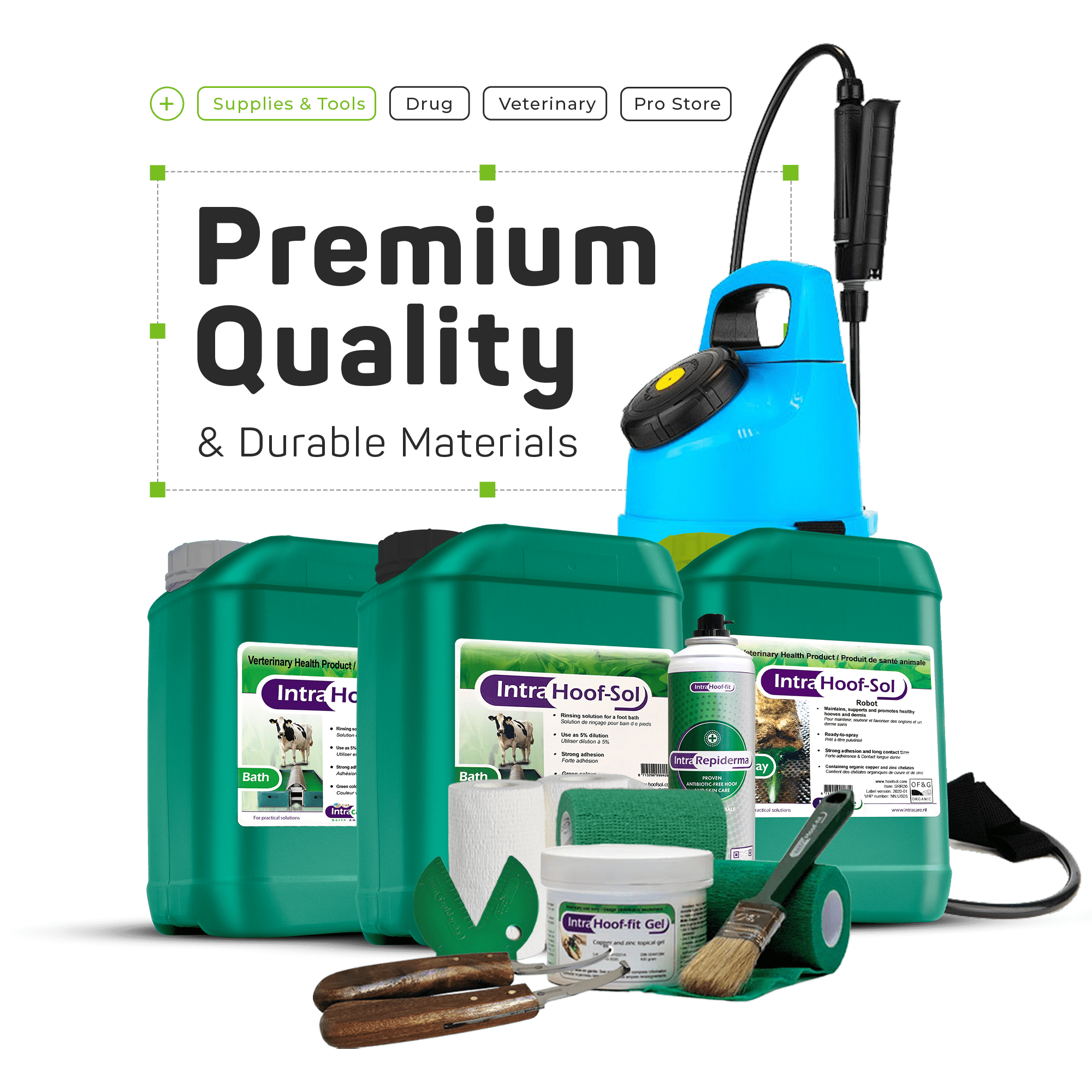 Premium Quality Hoof Care Products for Dairy Farms.